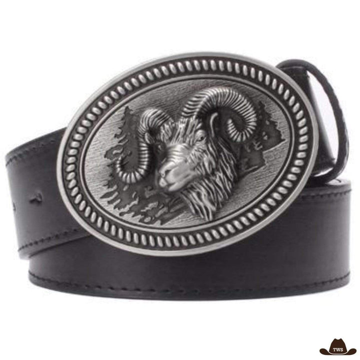 Ceinture cowboy adulte - noir