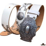 ceinture country blanche