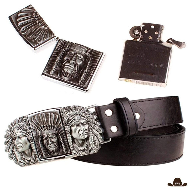 Ceinture Briquet Western Indien