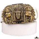 ceintures amerindiennes boutique western blanche