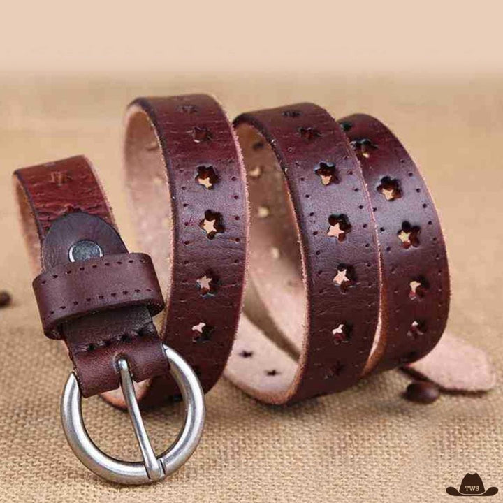 Ceinture-Country-Pas-Cher-Marron