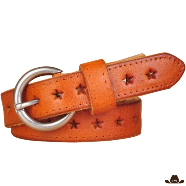 Ceinture-Country-Pas-Cher-Orange