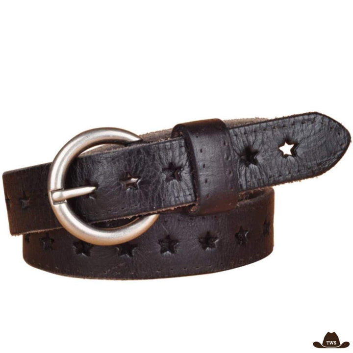 Ceinture-Country-Pas-Cher-Marron