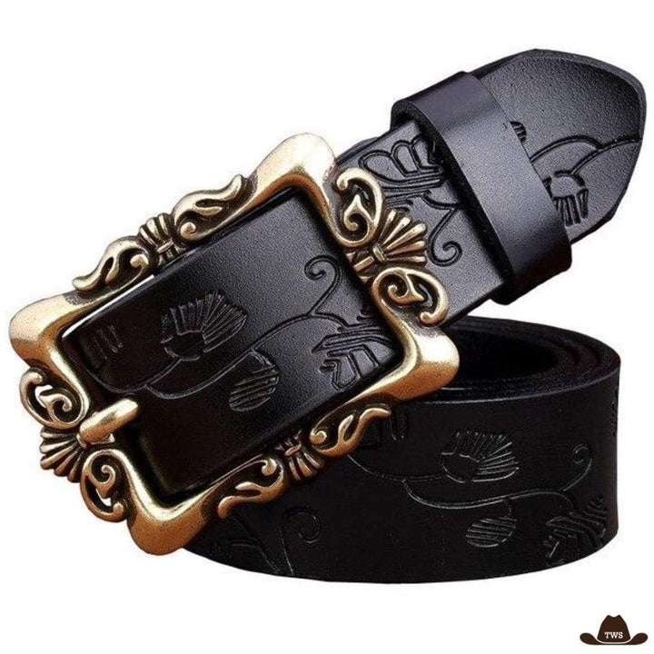 Ceinture Femme Country Noire