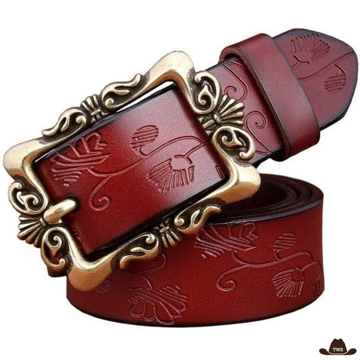 Ceinture Country Femme Marron