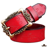 Ceinture Femme Country Rouge