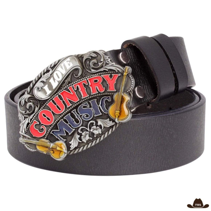 Ceinture Country Music Noire