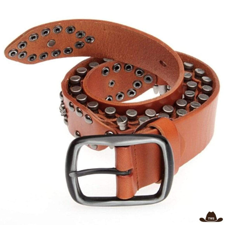 Ceinture Cowboy Avec Balles Orange