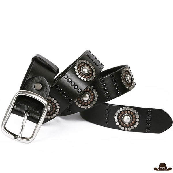 Ceinture Cowboy Cloutée