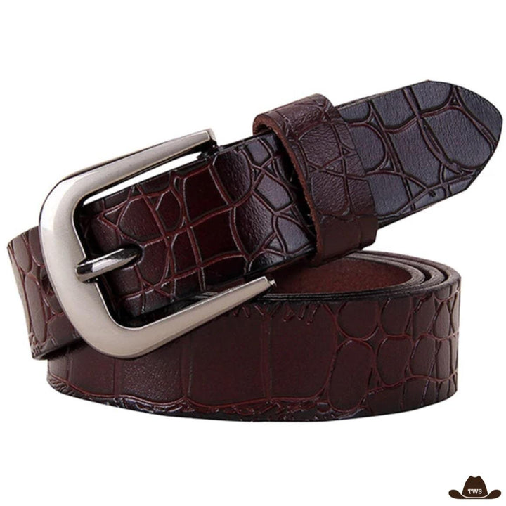 Ceinture Cowboy Femme Marron