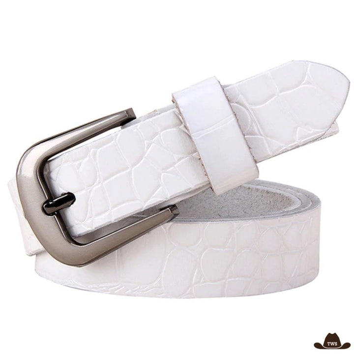 Ceinture Cowboy Femme Blanche