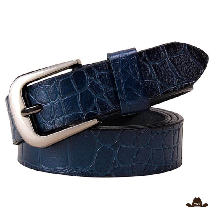 Ceinture Cowboy Femme Bleue