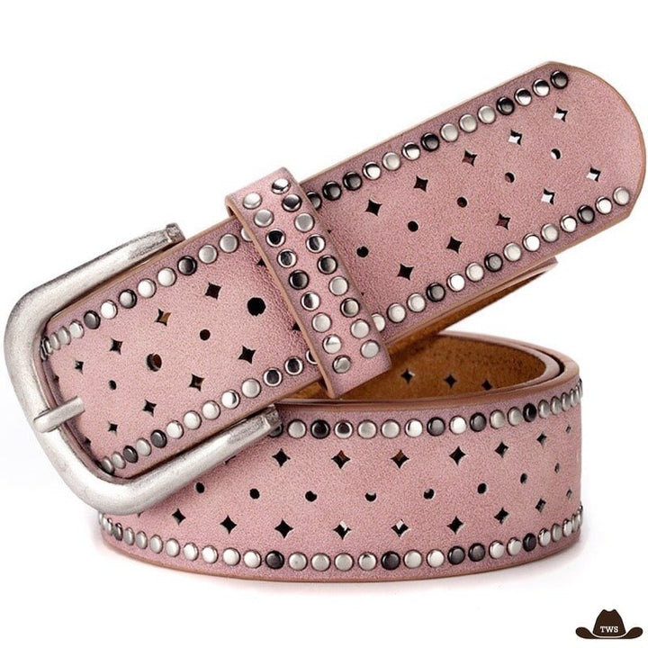 Ceinture Cowboy Femme Écru