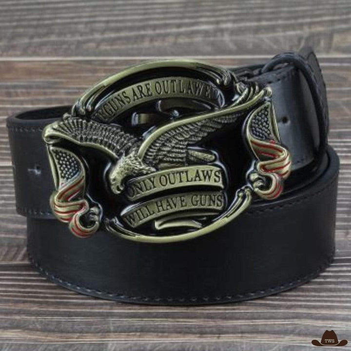 Ceinture Cowboy Pistolet - noire