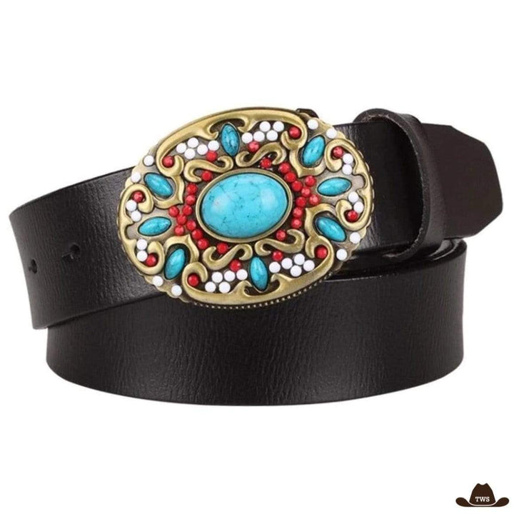 Ceinture Pierre Bleu Cowboy