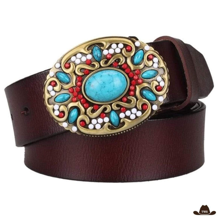 Ceinture Cowboy Turquoise