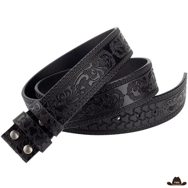 Ceinture Cuir Pour Boucle Western