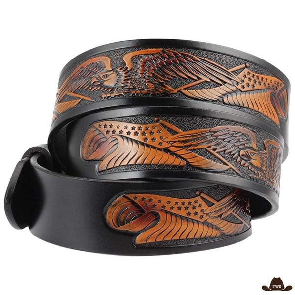 Ceinture Western Sans Boucle