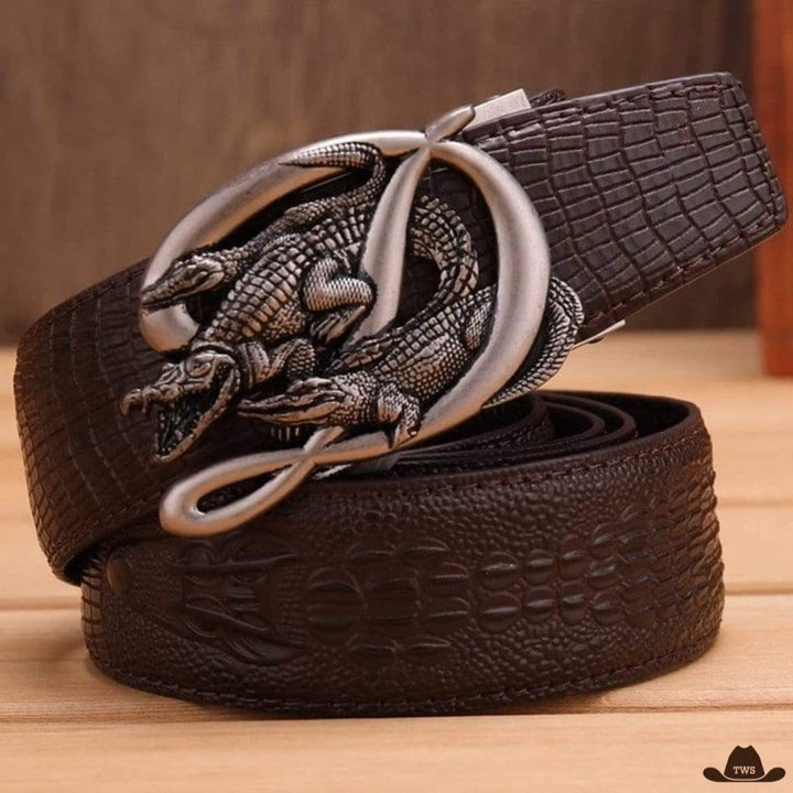 Ceinture de Cuir Western Homme