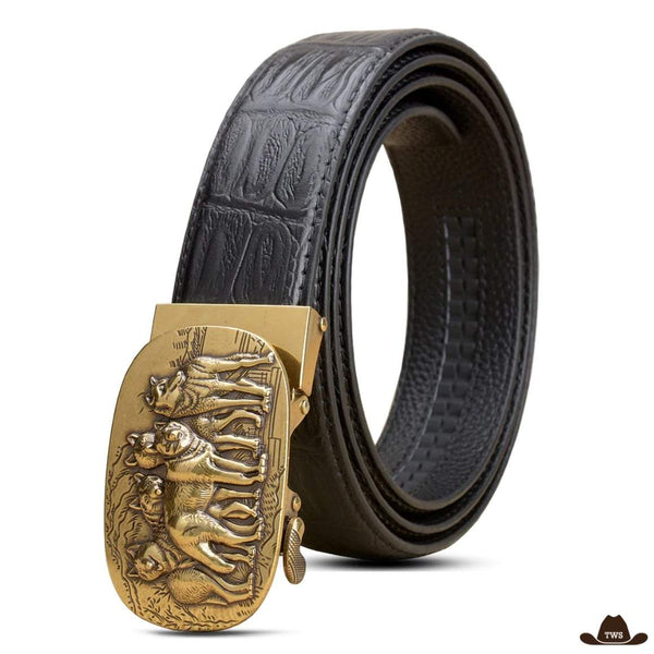 Ceinture Cuir Western Pour Homme