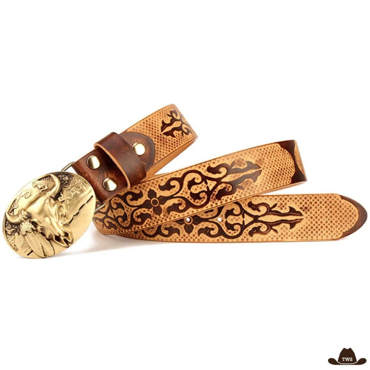 Ceinture Cuir Homme Cowboy