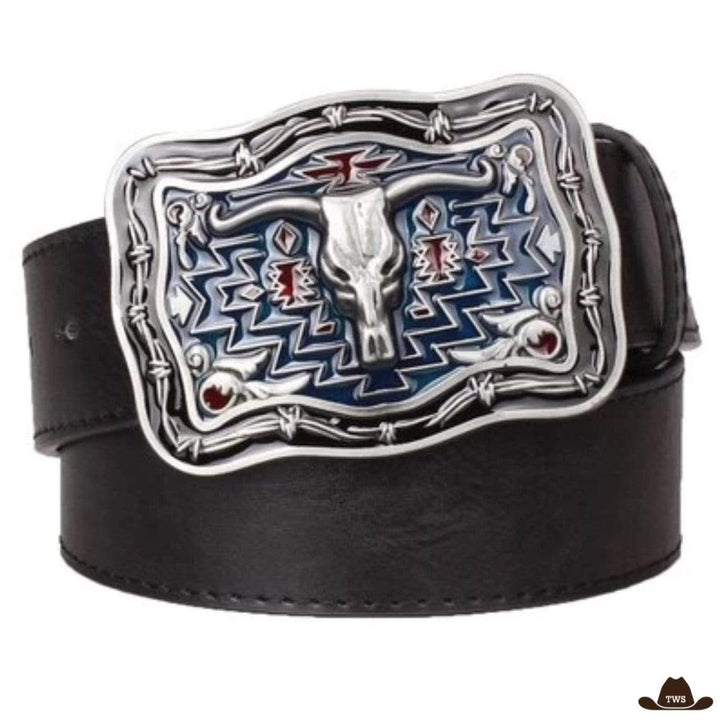 Ceinture de Cowboy Pas Cher Noire