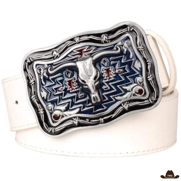 Ceinture de Cowboy Pas Cher Blanche