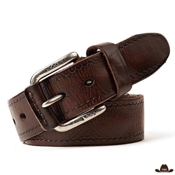 Ceinture de Cuir Western