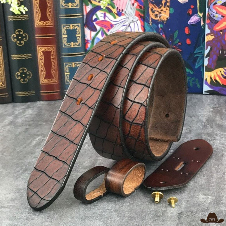 Ceinture Western Couleur Cognac