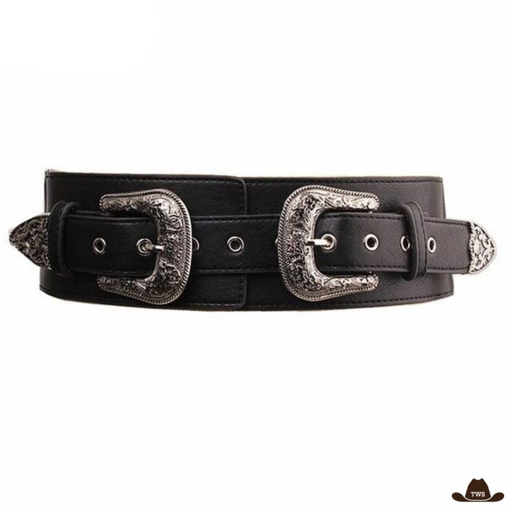 Ceinture western double boucle