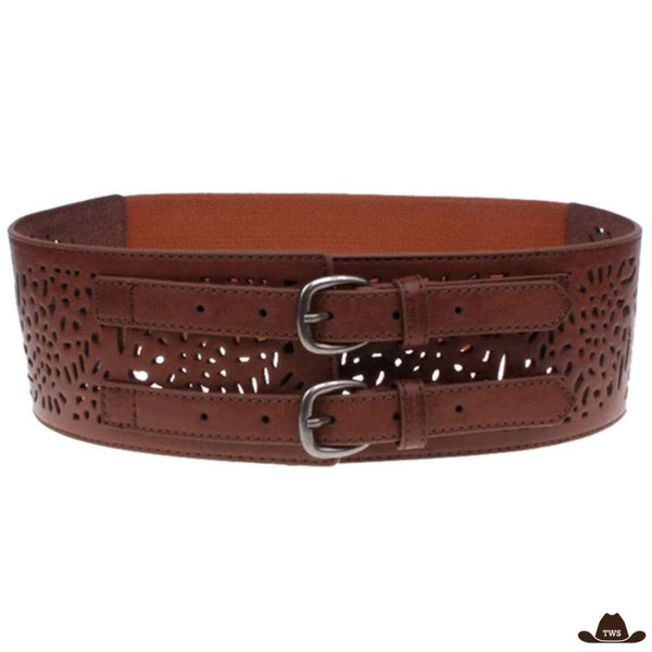 Ceinture Double Boucles Western