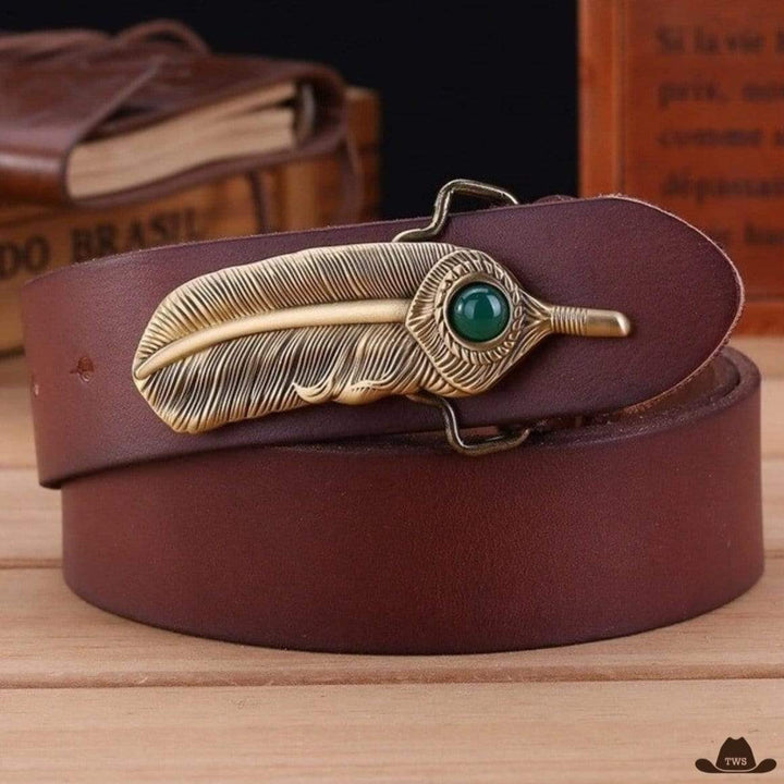 Ceinture Cuir Western