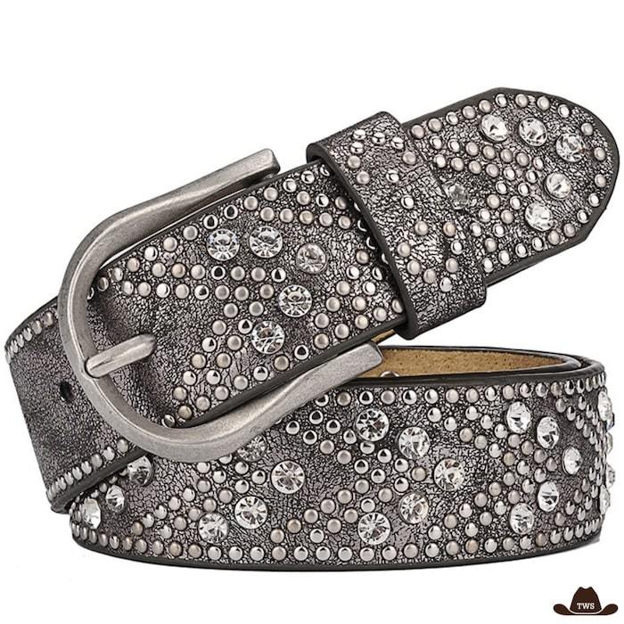 Ceinture Équitation Western Show Strass