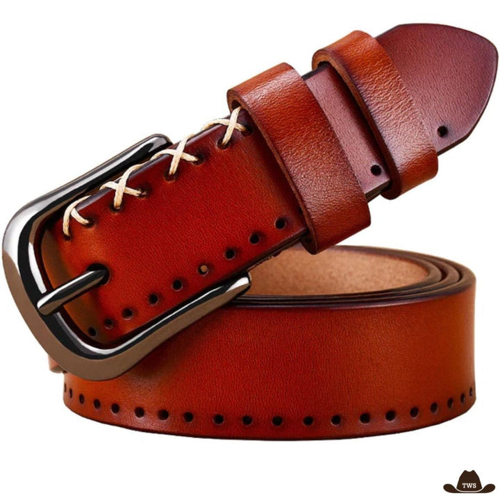 ceinture femme cuir western