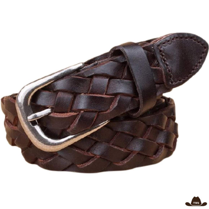 Ceinture Femme Western Marron