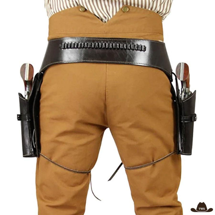 ceinture holster cow boy