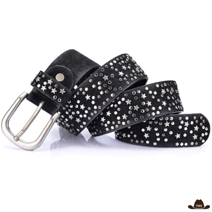 ceinture western femme look noire