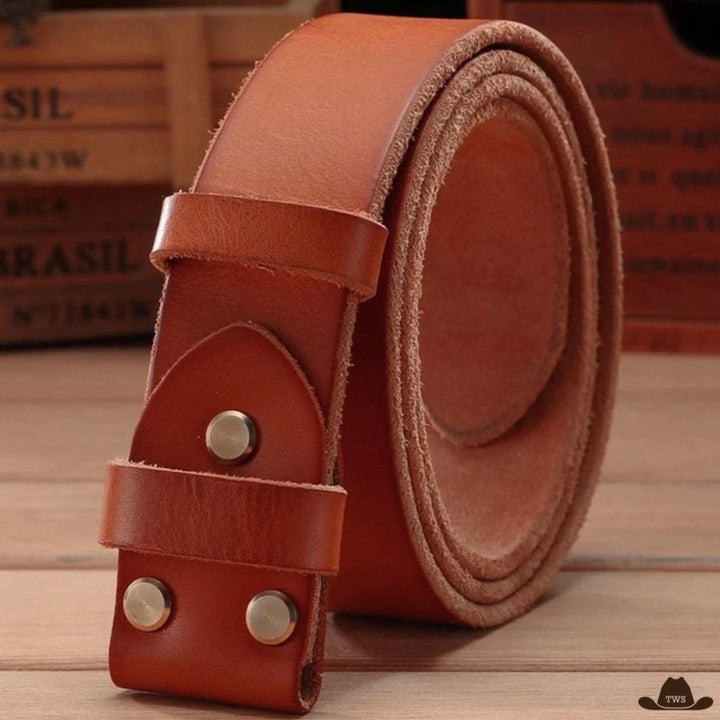 Ceinture Pour Boucle Country Rouge