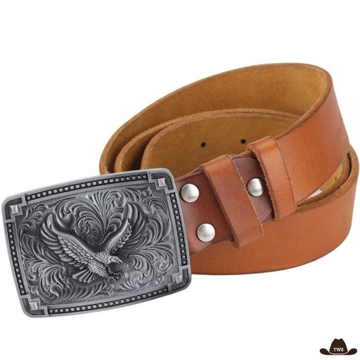 Ceinture Pour Cow-boys Marron Clair