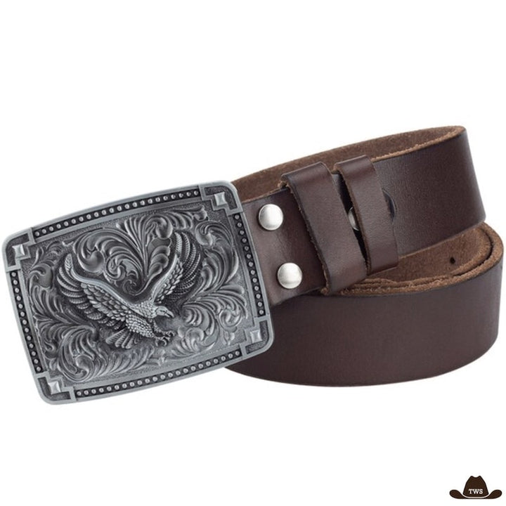 Ceinture Pour Cow-boys Marron