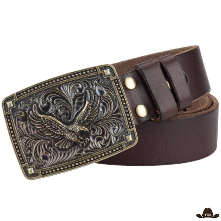 Ceinture Pour Cowboys Marron