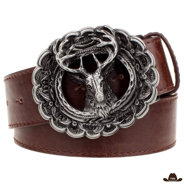 Ceinture Style Country Marron