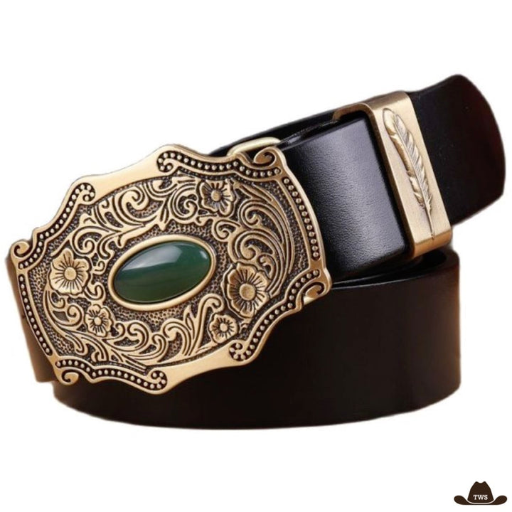 Ceinture Style Western Noire Femme