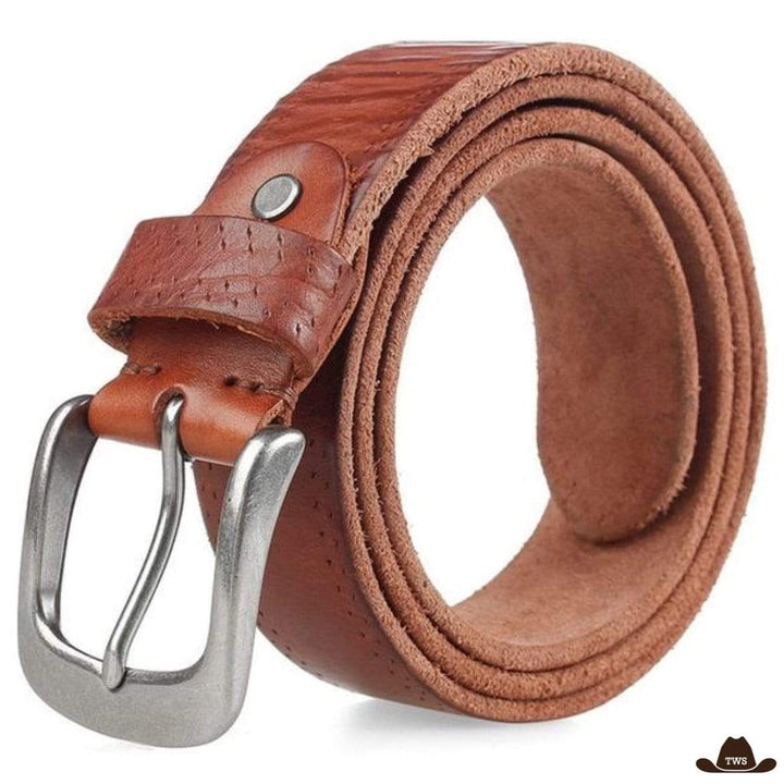 Ceinture Taille Western - marron rouge