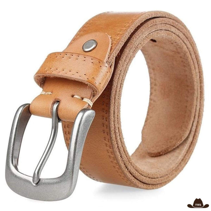 Ceinture Taille Western - marron clair