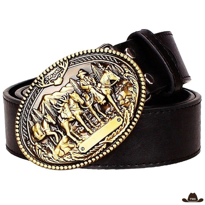 Ceinture Type Cowboy Noire