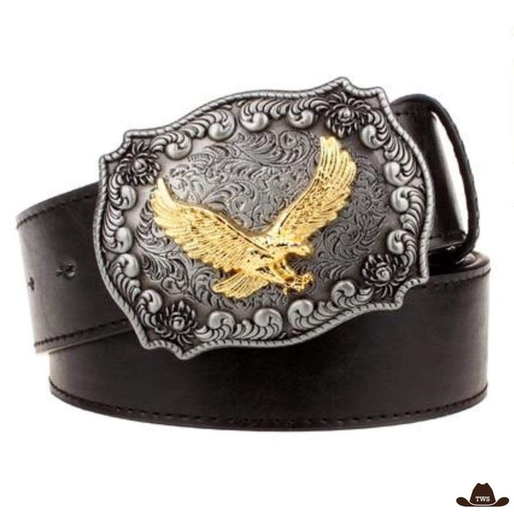 Ceinture western Aigle - noir