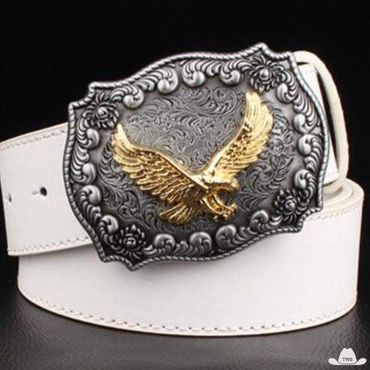 Ceinture western Aigle - blanc