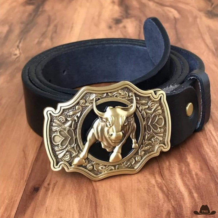 ceinture western country homme - noir