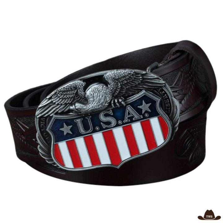 Ceinture Western Cuir Homme